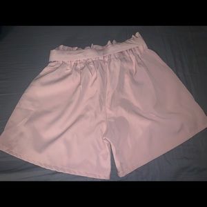 Self Tie Waist Shorts